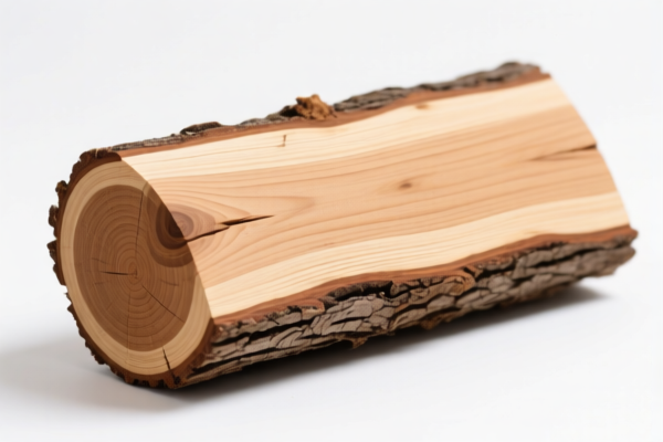 Debarked Rough Ash Wood