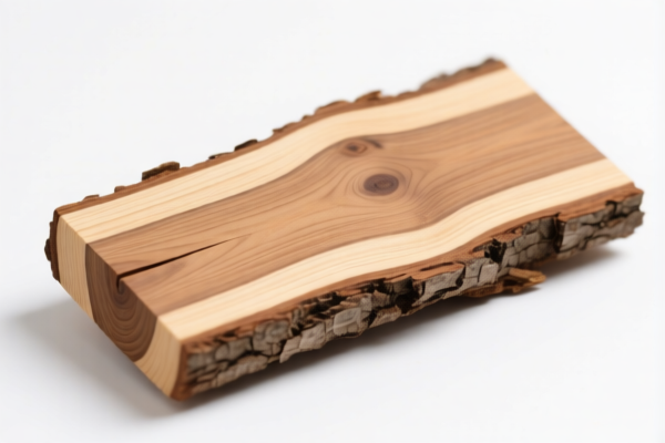 Debarked Rough Ash Wood