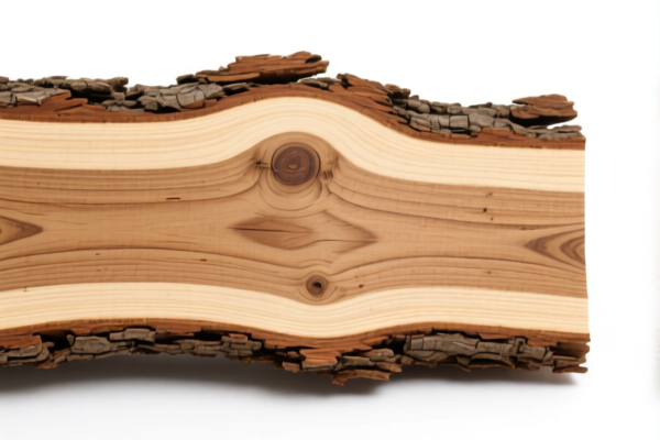 Debarked Rough Ash Wood