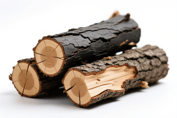 Raw Ash Wood Logs