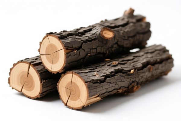 Raw Ash Wood Logs