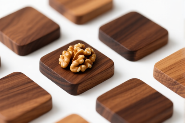 Walnut Wood Squares