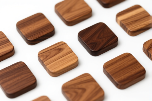 Walnut Wood Squares