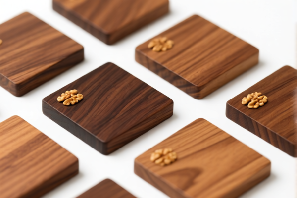 Walnut Wood Squares