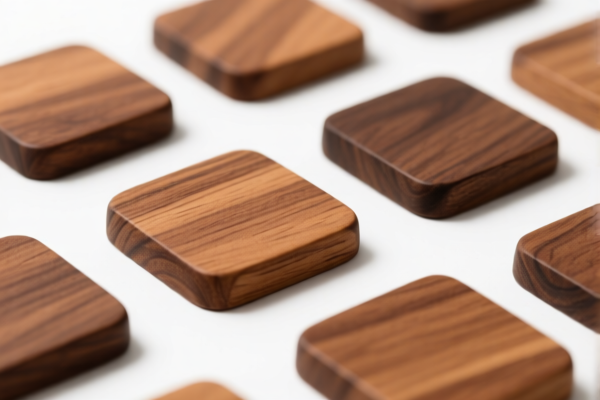 Walnut Wood Squares