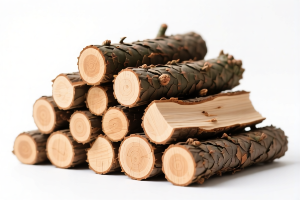 Coniferous Pointed Wood Piles