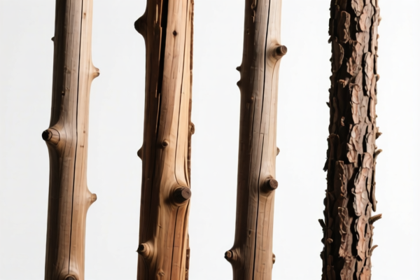 Coniferous Rough Wood Poles