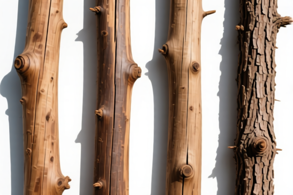 Coniferous Rough Wood Poles