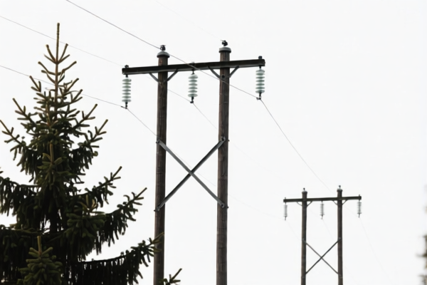 Coniferous Telegraph Poles