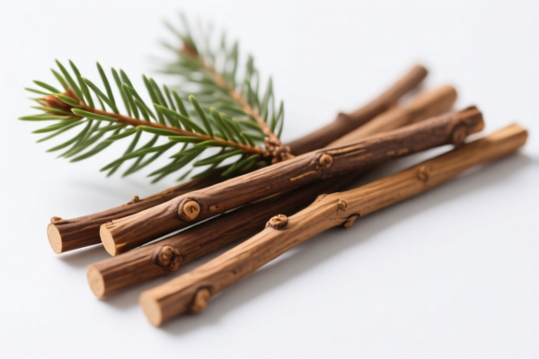 Coniferous Roughly Trimmed Wooden Sticks