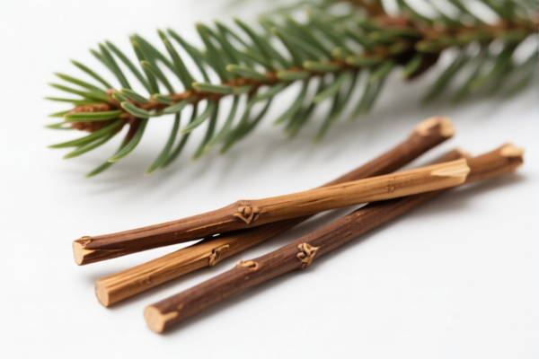 Coniferous Roughly Trimmed Wooden Sticks