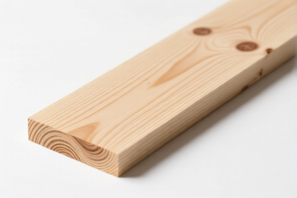 Planed pine sawn timber