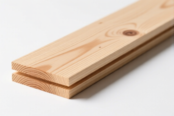 Planed pine sawn timber