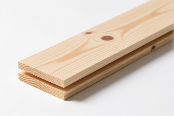 Untreated pine lumber