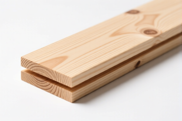 Untreated pine lumber