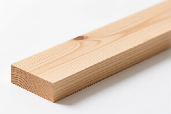 Untreated pine wood