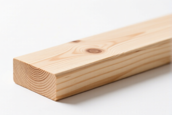 Untreated pine wood