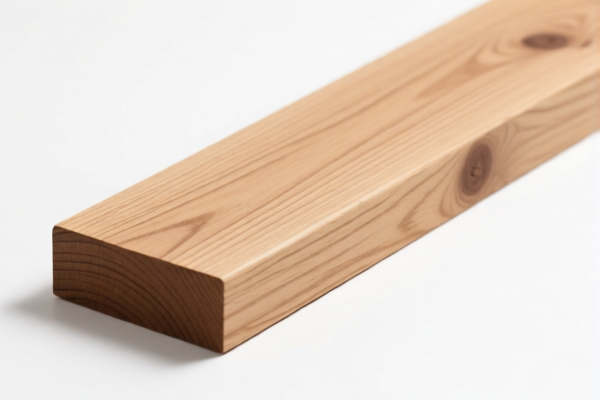 Oak planed sawn wood