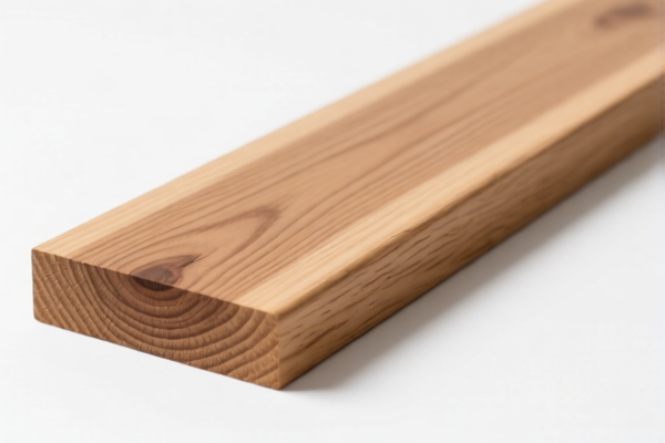 Oak planed sawn wood