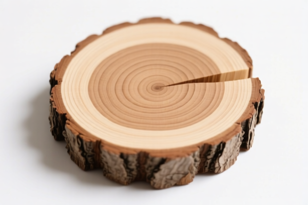 Oak sliced wood