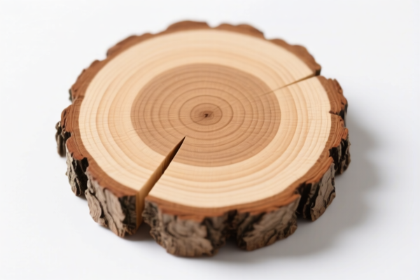 Oak sliced wood