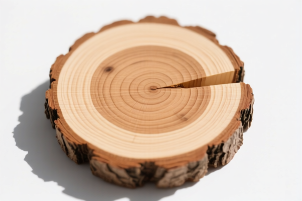Oak sliced wood