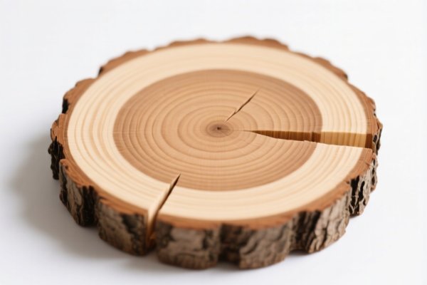 Oak sliced wood
