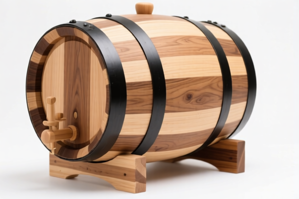 Oak wood sawn for barrels