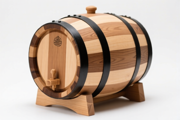 Oak wood sawn for barrels