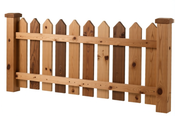Oak wood sawn for fences