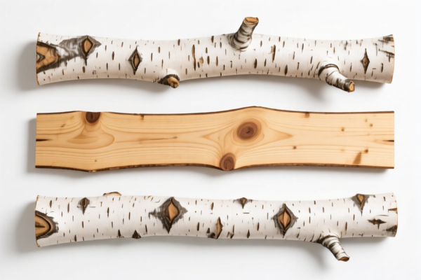 Birch decorative boards