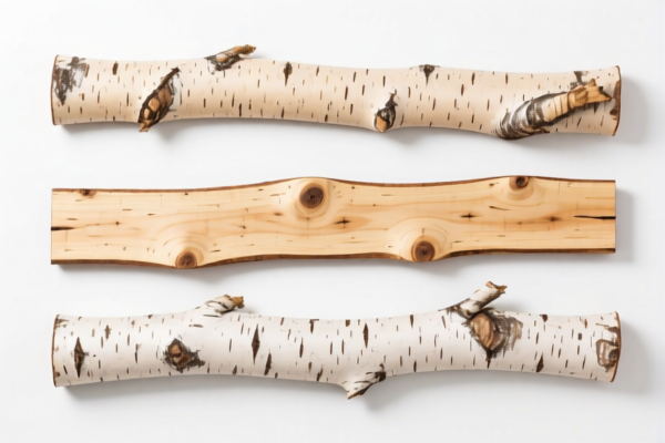 Birch decorative boards