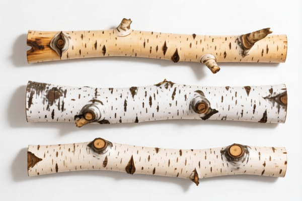 Birch decorative boards