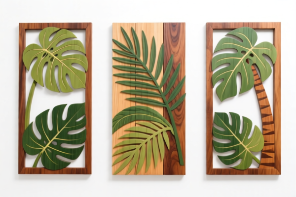 Tropical Wood Decorative Panels