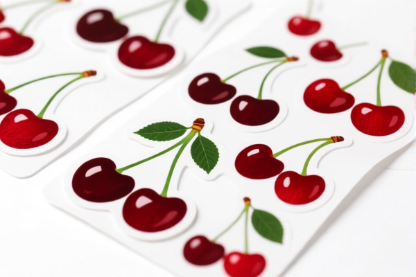 Image for cherry cloth stickers