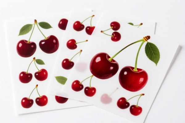 Image for cherry cloth stickers