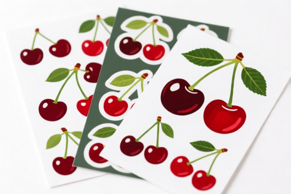 Image for cherry cloth stickers