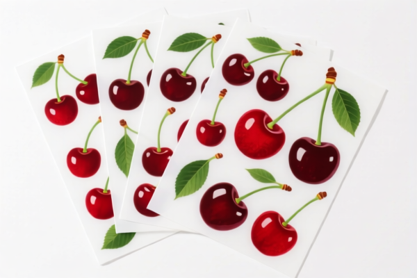 Image for cherry cloth stickers