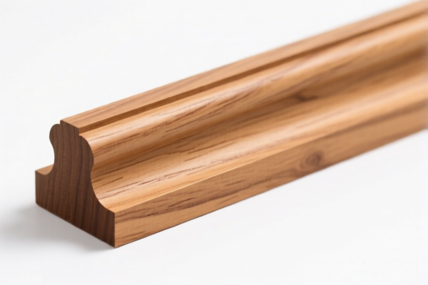Coniferous Wood Shaped Molding (Not Assembled)