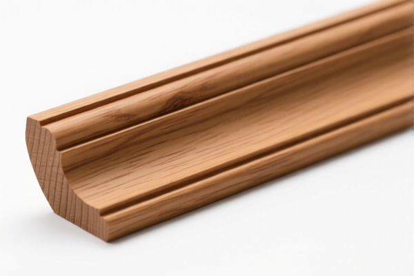 Coniferous Wood Shaped Molding (Not Assembled)