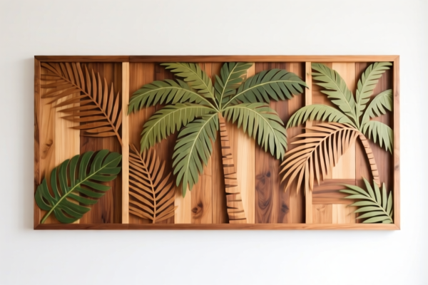 Tropical Wood Interior Wall Panel