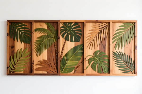 Tropical Wood Interior Wall Panel