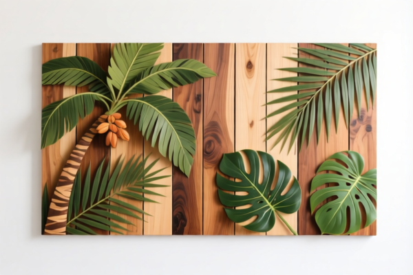 Tropical Wood Wall Panel