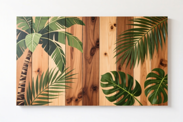 Tropical Wood Wall Panel