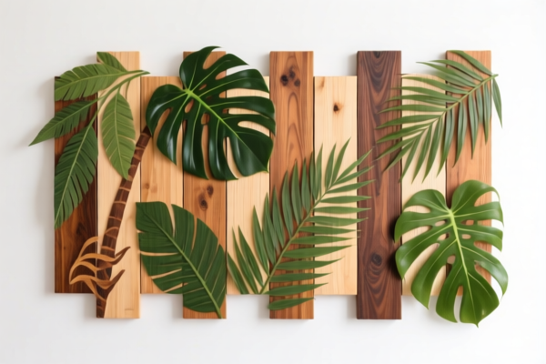 Tropical Wood Wall Panel