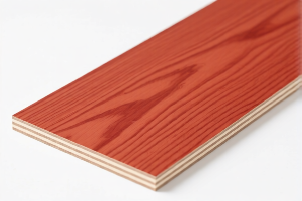 Light Red Wood Veneered Plywood