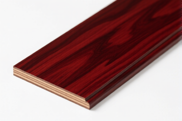 Image for Dark Red Meranti Veneered Plywood (Unsurfaced)
