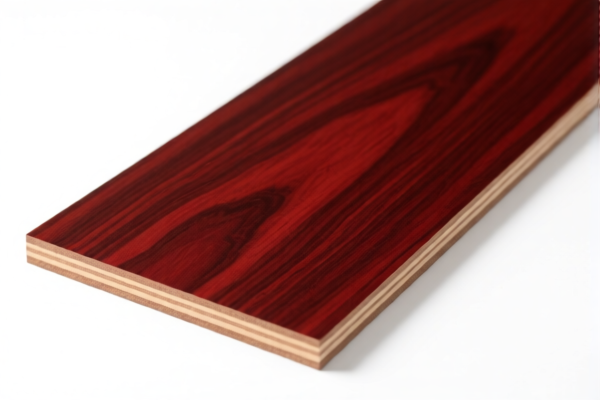 Image for Dark Red Meranti Veneered Plywood (Unsurfaced)