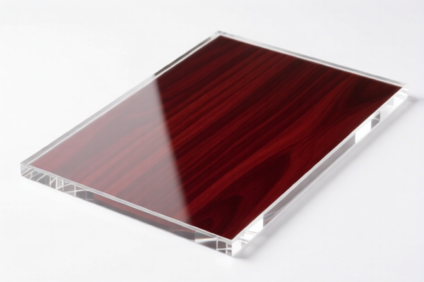 Transparent Protected Cherry Veneer Panel