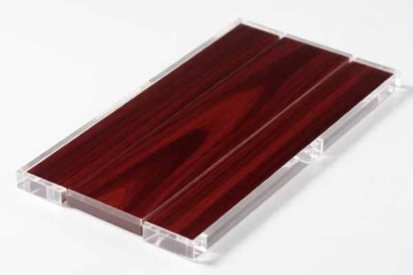 Transparent Protected Cherry Veneer Panel